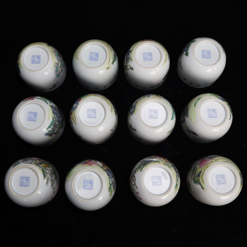 Imperial Yongzheng Famille-Rose Cup with Enamelled “Twelve Beauties” Design|雍正御製琺瑯彩十二美人圖杯・珍藏