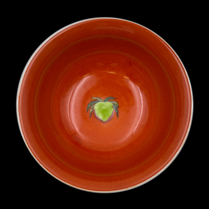 Qing Kangxi Persimmon-Red Glazed Bowl with Hundred Treasures Design|清康熙柿紅釉百財紋碗・珍藏