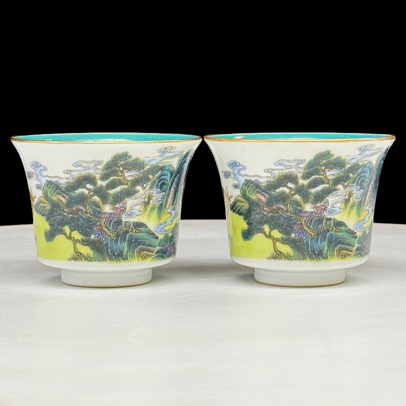 Qing Dynasty Qianlong Enamelled Cup with Painted Figures|清乾隆琺瑯彩人物圖杯・珍藏