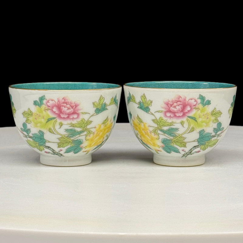 Qianlong Period Falangcai Cup with Floral Design|清乾隆琺瑯彩花卉杯・珍藏
