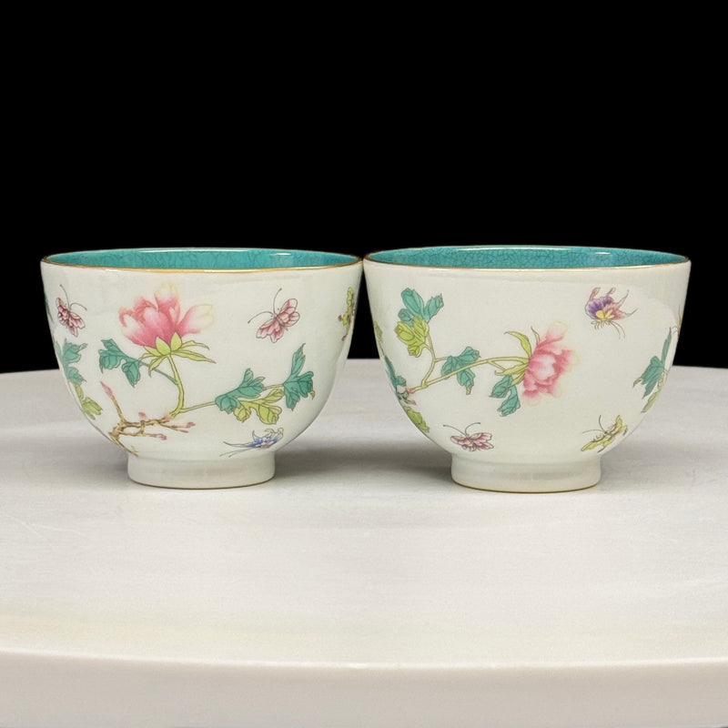 Qianlong Period Falangcai Cup with Floral Design|清乾隆琺瑯彩花卉杯・珍藏