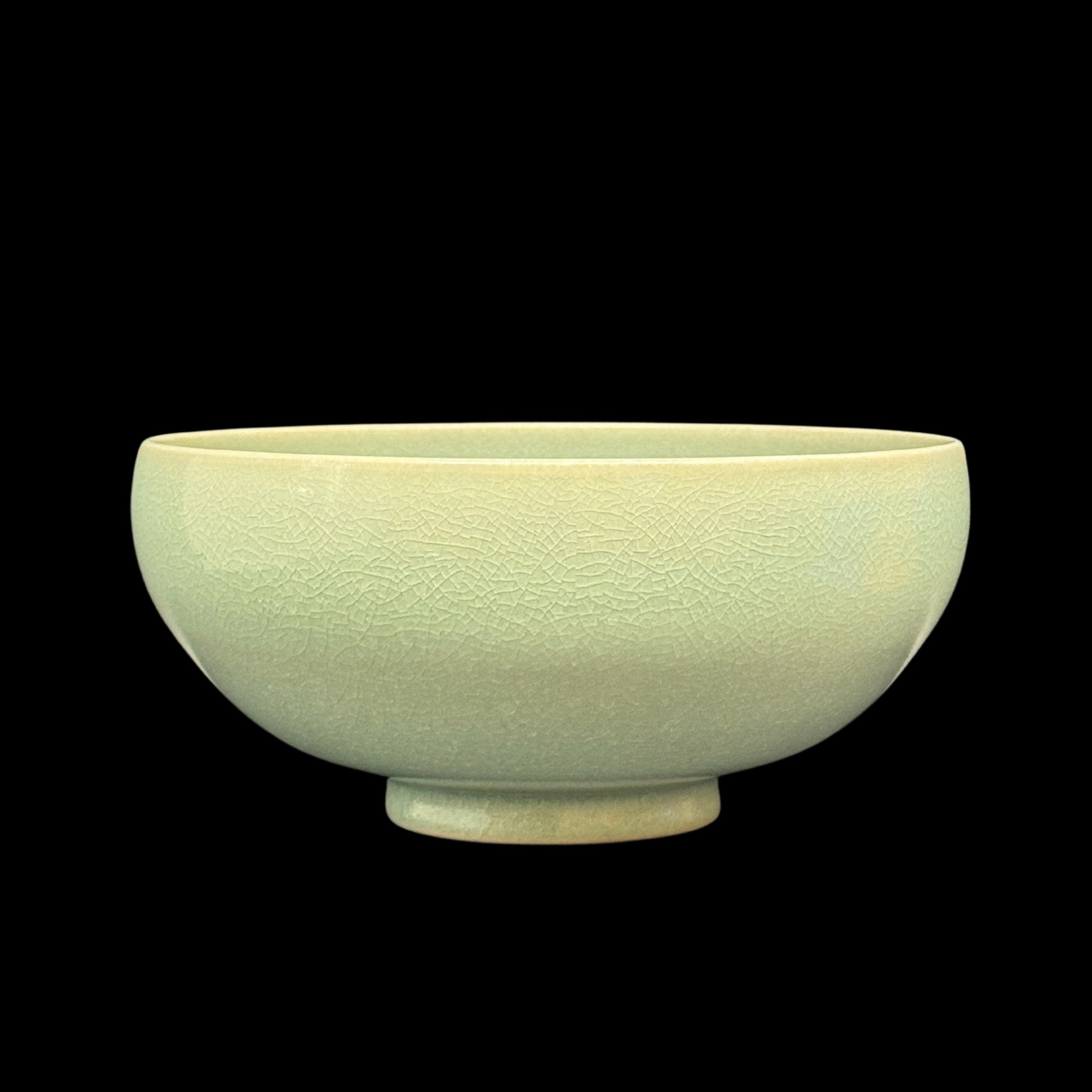 Rare Song Dynasty Ru Kiln Sky Blue Bowl with 'Bing' Mark|珍稀宋朝汝窯天青丙字碗・珍藏