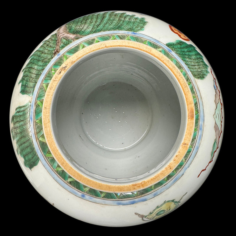 Qing Dynasty Kangxi Wucai Jar – Decorated with Narrative Figure Design|清康熙五彩瓷罐|人物故事圖飾・珍藏