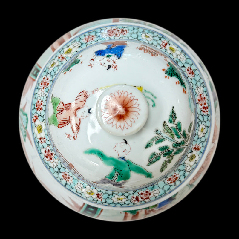 Kangxi Period Wucai General Jar with Figural Scenes|清康熙五彩人物紋將軍罐・珍藏