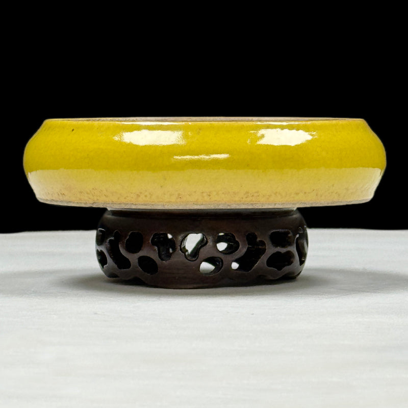 Tianqi Period Yellow-Glazed Porcelain Stand for Ewer|明天啟黃釉瓷壺承・珍藏