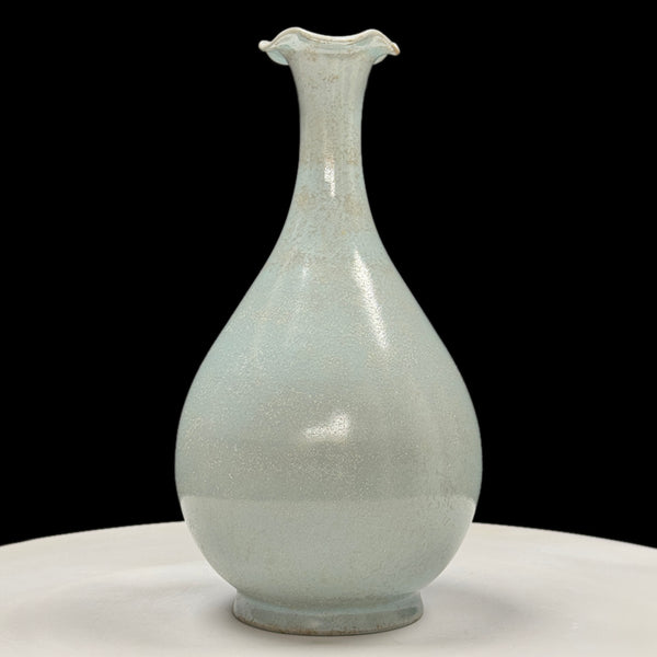 中国美術 瑠璃釉 銀彩 纏枝蓮花鳳紋 瓢瓶(K-XA832) 中国美術 瑠璃釉 銀彩 纏枝蓮花鳳紋 瓢瓶(K-XA832) - メルカリ
