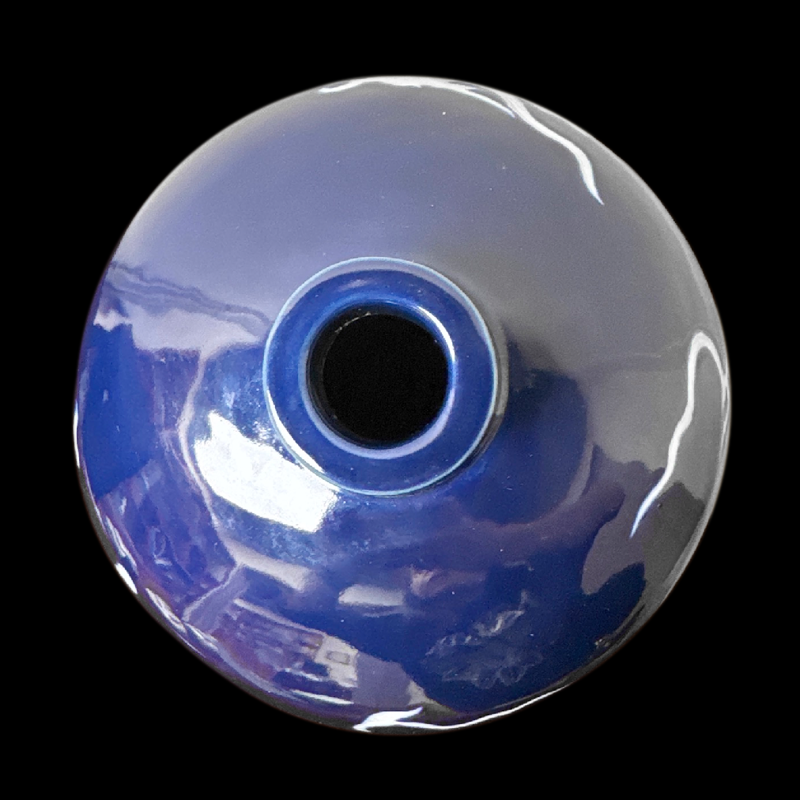 Yuan Dynasty Sacrificial Blue Meiping Vase with White Dragon Design|元代霽藍釉白龍紋梅瓶・珍藏