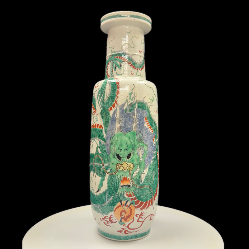 Kangxi Period Dragon-Decorated Mallet Vase|清康熙龍紋棒槌瓶・珍藏