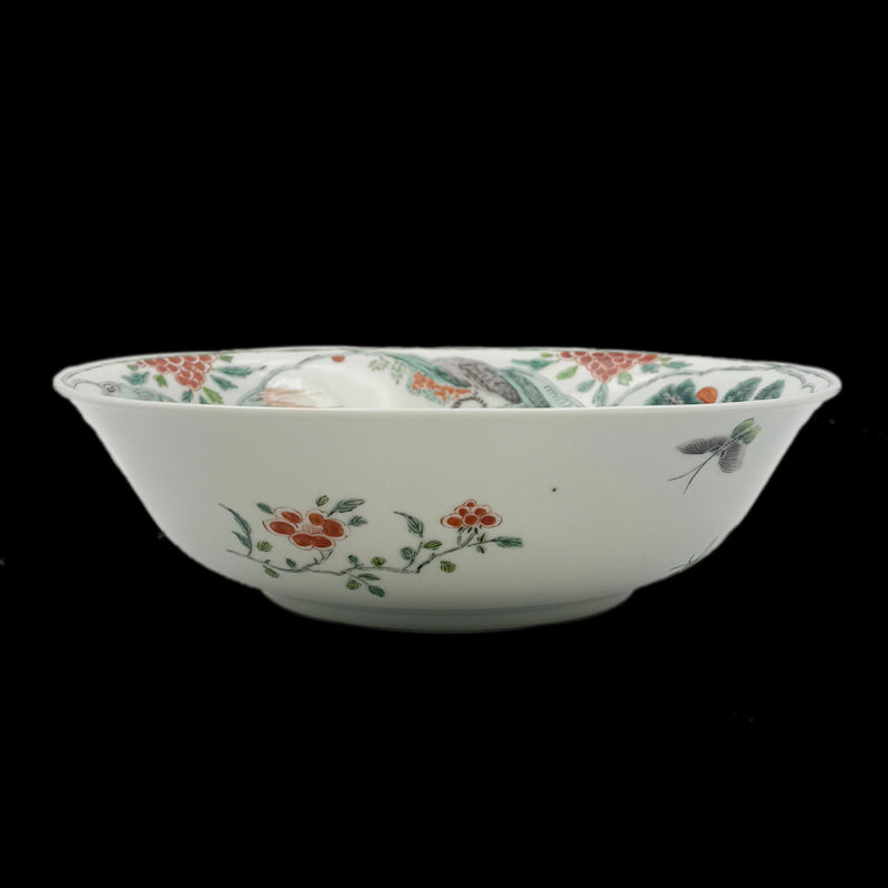 Qing Dynasty Qianlong Wucai Dish with Qilin and Four Auspicious Beasts|清朝乾隆五彩麒麟四獸紋盤・珍藏