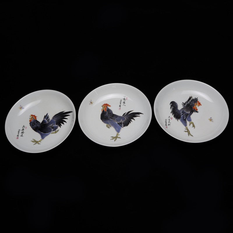 Qing Yongzheng Guyuexuan Famille-Rose Display Dish with 