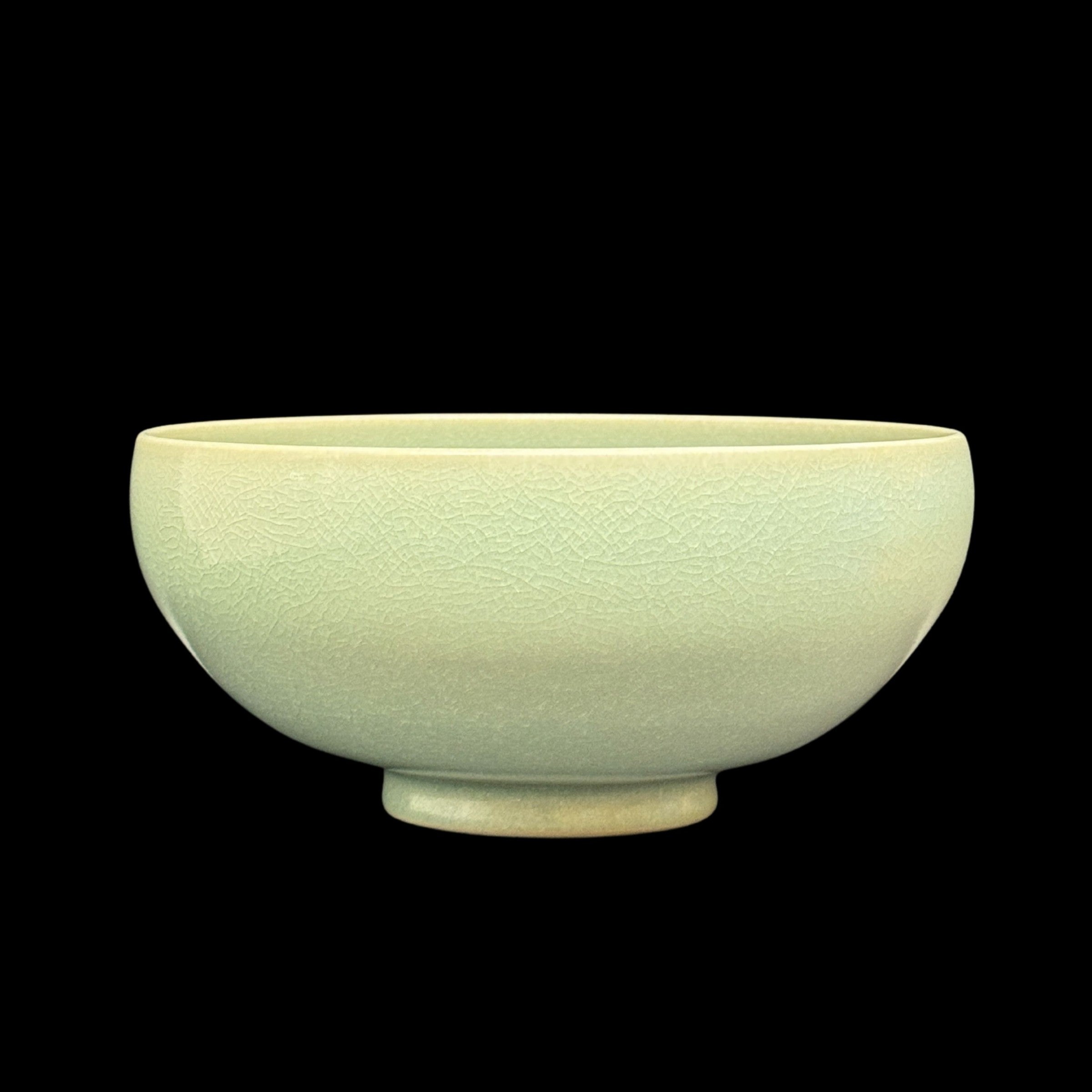 Rare Song Dynasty Ru Kiln Sky Blue Bowl with 'Bing' Mark｜珍稀宋朝汝窯天青丙字碗・珍藏